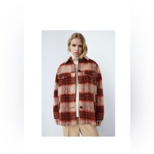 ZARA CHECKERED JACKET PREMIUM Bloggers Fav
